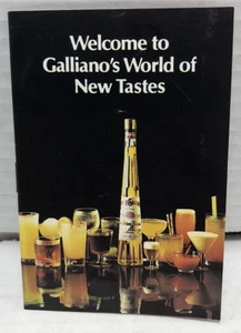 Galliano Liqueur World of New Tastes - Vintage Ad Booklet - Printed in Italy - Picture 1 of 6