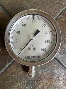 Ashcroft Manometro industriale Duralife 160 PSI 3,5" - Foto 1 di 12
