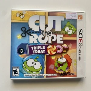 Nintendo 3DS Game - Cut The Rope Triple Threat - Activision - Rated E - Picture 1 of 5