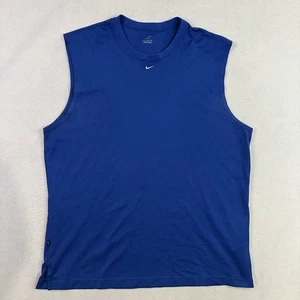 VTG Nike Mini Swoosh Center Dri-FIT Shirt XL Athletic Tank Top Mesh Workout Gym - Picture 1 of 10