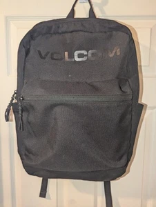 Volcom Backpack Bookbag Black on Black School Sports Travel Bag - Picture 1 of 11