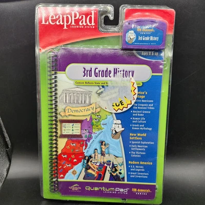 Leap Frog Quantum Pad World Geography Book & Cartridge 3rd Grade - Image 1 of 4
