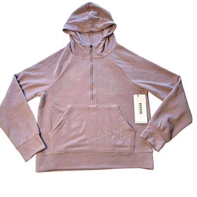 Женская толстовка с капюшоном RBX маленький пуловер на молнии легкий спортивный для отдыха - Изображение 1 из 4