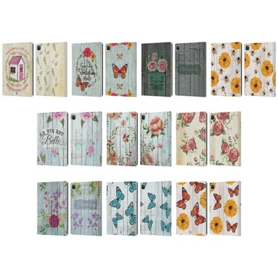 HEAD CASE DESIGNS COUNTRY CHARM LEATHER BOOK WALLET CASE COVER FOR APPLE iPAD - Image 1 of 4