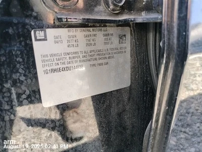 FUEL PUMP 13594163 2013-2015 CHEVROLET VOLT - Image 1 of 4