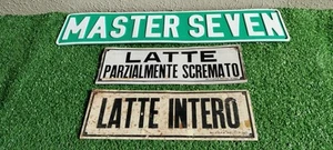 N°3 Tabelle in Latta Vintage Master Seven Latte Parzialmente Scremato E Intero - Bild 1 von 13