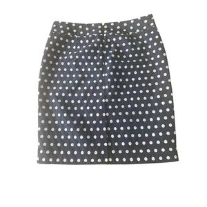 NWT Banana Republic Blue Polkadot Skirt Size 6 - Picture 1 of 5
