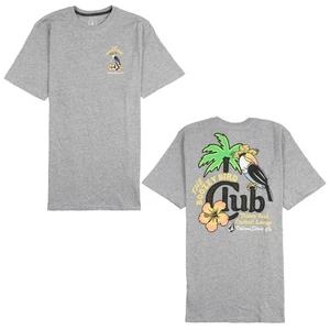 VOLCOM Paradise Boozy Bird T-Shirt sz M Medium Heather Gray Modern Fit - Picture 1 of 3