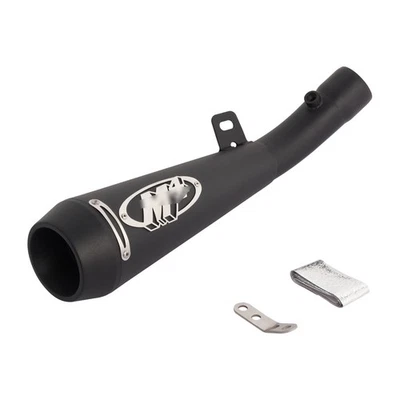 For Kawasaki Ninja ZX6R ZX636 2024-2025 Slip On Exhaust Tail Pipe Black Mufflers - Image 1 of 4