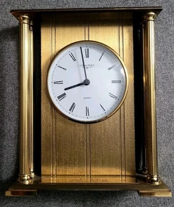 Vintage LONGINES Desk Mantel Quartz Clock - Germany - Extremely RARE 🔥 - Picture 1 of 6