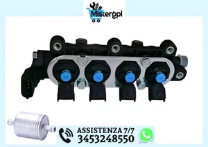 Rail 4 Inyectores Landi Renzo Tapón Azul Gpl Espina Mta Fiat Alfa Lancia Med - Imagen 1 de 7