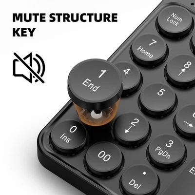 USB Numeric Keypad with Ergonomic Tilt for Comfortable Long Hours Work - Image 1 of 4