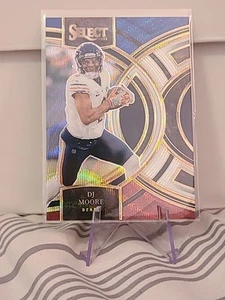2023 Panini Select Premier Tri Color Prizm DJ Moore #159 140/225 Chicago Bears - Picture 1 of 6