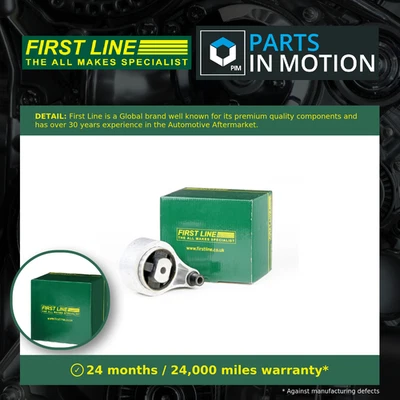 Engine Mount fits RENAULT MASTER Mk2 3.0D Rear 2003 on Mounting Firstline New - Image 1 of 4