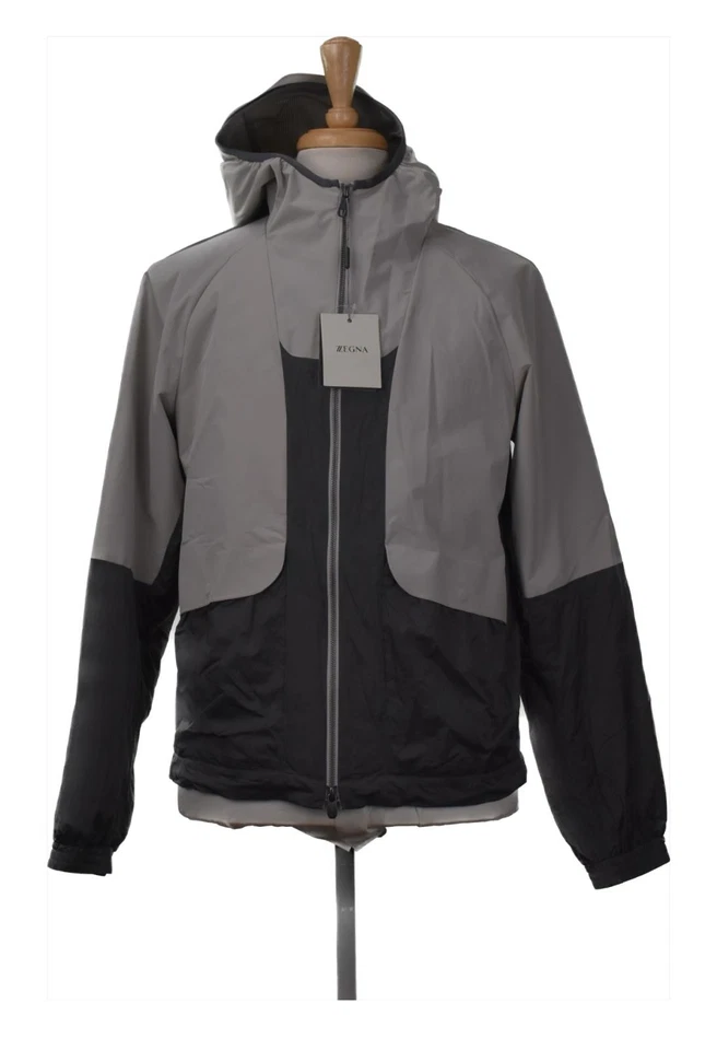 Z Zegna Mens Panelled Soft Shell Hooded Jacket Sz  S New $995 122VZ004-ZZ055-141 - Image 1 of 4