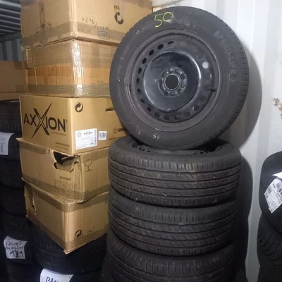 Sommerräder auf Stahlfelgen Ford Focus ab Bj.2010-2020 205/55R16 Semperit AP50 - Bild 1 von 4