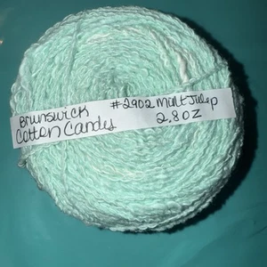 Vintage Brunswick Yarn - COTTON CANDY - # 2902 Mint Julep - 2.8oz cake - Picture 1 of 3