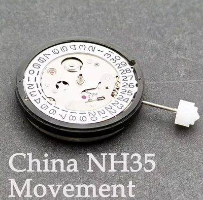Movimiento Reloj Automático NH35 NH35A - 24 Joyas - Corona a las 3 en punto Foto 1 de 4