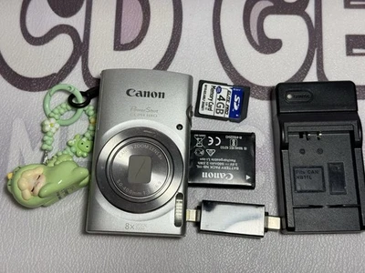 Câmera Digital Canon PowerShot ELPH 180 20MP - Prata - Imagem 1 de 4