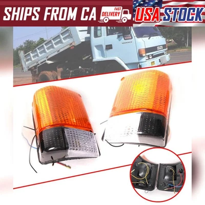 Luz de lámpara de esquina delantera LR para camión Isuzu Rocky 175 195 FRT FSR 1984-1995 Foto 1 de 4