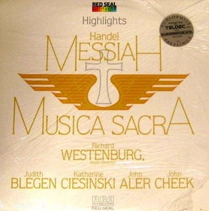 Georg Friedrich Händel : Musica Sacra, Richard Westenburg, Judith Blegen, Kathe - Picture 1 of 2