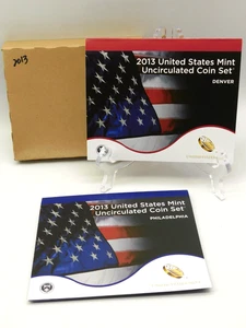 2013 UNITED STATES MINT DENVER & PH UNCIRCULATED U.S COIN SET OGP & COA - Picture 1 of 5