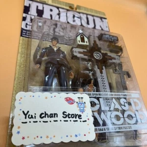 TRIGUN The Planet Gun Smoke Kaiyodo Nicholas Wolfwood damage ver. figure Sealed - Picture 1 of 6