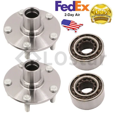 Pair(2) Front Wheel Hub&Bearing Assembly Fits 96-99 Infiniti I30 Nissan Maxima  Foto 1 de 4