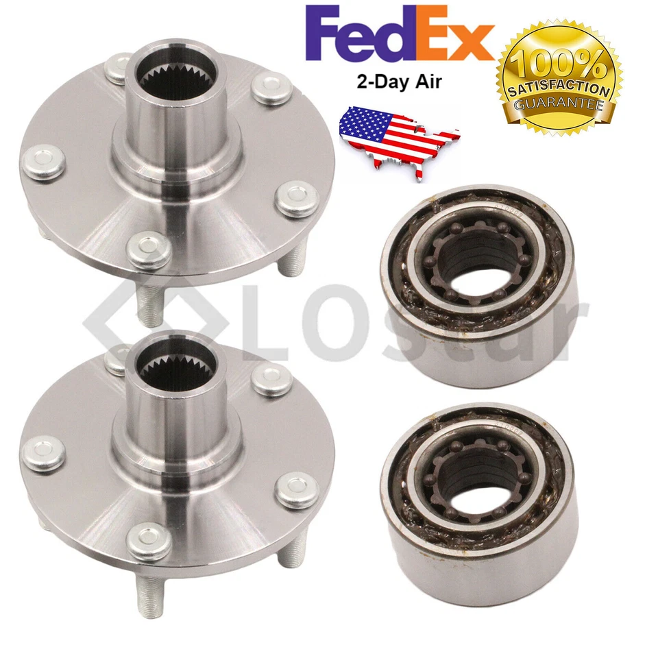 Pair(2) Front Wheel Hub&Bearing Assembly Fits 96-99 Infiniti I30 Nissan Maxima  Foto 1 de 4