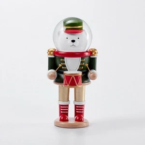 Tydus Nutcracker Bear Snow Globe without Music [2.6 Inch / 65 MM] - Picture 1 of 4