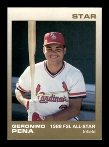 1988 Star FSL All Star # 16 Geronimo Pena Card (ML2) St. Petersburg Cardinals - Picture 1 of 2