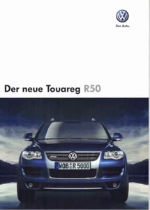 VW Touareg R50 brochure catalog 10/2007 German / Deutsch - Picture 1 of 2