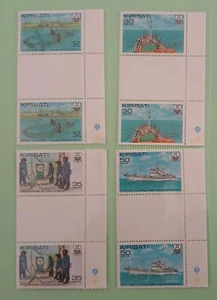 KIRIBATI - SC #380 - 383 - TUNA FISH - GUTTER PAIRS  - MNH - Picture 1 of 1