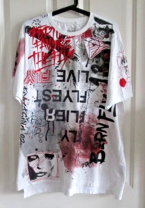 Born Fly T-Shirt bestickt Splash Arts Retro X Large - Bild 1 von 10