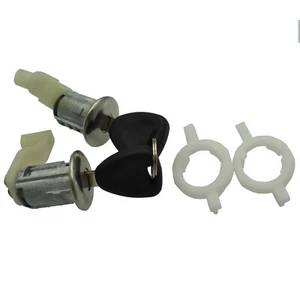 DOOR LOCK BARREL CYLINDER FRONT LEFT RIGHT & 2 KEYS FOR RENAULT CLIO II MASTER - Picture 1 of 8