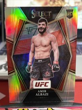2022 Panini Select UFC Select Amir Albazi #139 Silver Prizm RC Rookie