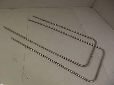 1957 CADILLAC SEDAN DEVILLE REAR DOOR INTERIOR STAINLESS TRIM - Image 1 of 4