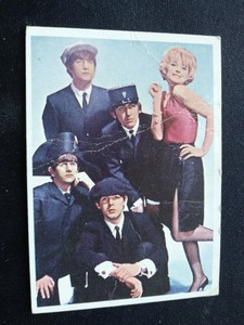1964 Topps Beatles Diary Card # 50A Ringo, John, Paul, George, Lady (VG)