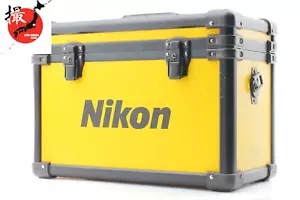 【Exc+5】 Nikon Genuine Vintage Hard Aluminum Camera Case Trunk Yellow From JAPAN - Picture 1 of 12