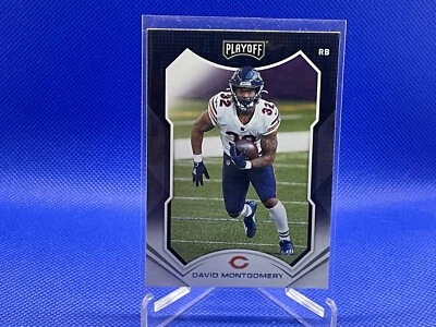 2021 Panini Playoff Football Chicago Bears Base David Montgomery #128 - Image 1 of 2