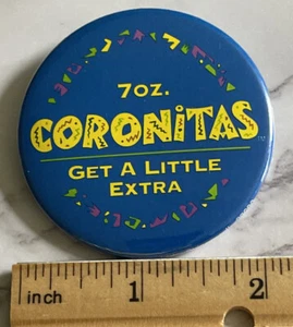 Vintage Coronitas Beer Pinback Button Pin BEE-33 - Picture 1 of 4