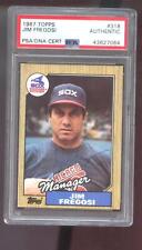 1987 Topps #318 Jim Fregosi AUTO SIGNED Autograph Card PSA/DNA Baseball MLB COA