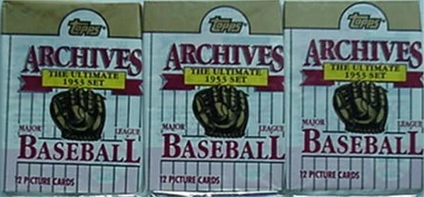 1991 TOPPS ARCHIVES UNOPENED PACKS (3) CLASSIC 1953s - Image 1 of 1
