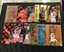 MICHAEL JORDAN/ PIPPEN/ RODMAN Bulls /Insert/Rare SP Cards LOT 11 Cards Invest