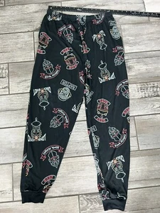 Fortnite Unisex Pajama Bottoms Black Size Medium Character Print - Picture 1 of 4