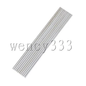 Ros ferro albero RC assi rotondi 3,94"" lunghezza x 0,08"" diametro confezione argento da 10 - Foto 1 di 6