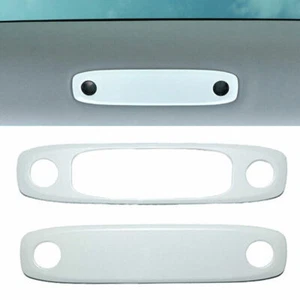 Front Rear Reading Lamp Frame Cover Trim White 2PC Fit For Tesla Model 3 17-2021 - Picture 1 of 4