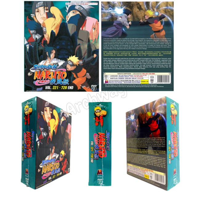 Naruto Shippuden - Partie 3 (Vol. 23 à 30) - Coffret 24 DVD + Gourde -  Édition Limitée - 104 Eps. - Cdiscount DVD