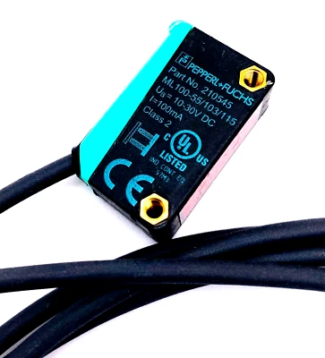 Pepperl+Fuchs 210545 Retroreflective Photoelectric Sensor ML100-55/103/115 NEW - Image 1 of 4