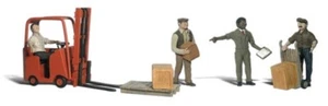 Woodland Scenics 2744 O Workers with Forklift - Bild 1 von 1